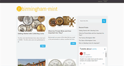 Desktop Screenshot of birmingham-mint.co.uk